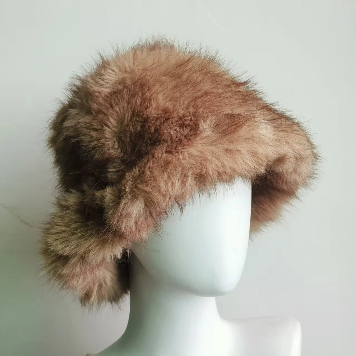 Women's Faux Fur Winter Bucket Hat