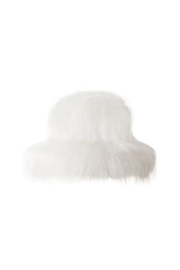 Luxurious leopard print faux fur bucket hat Warm Thickened hat women Cozy Fashionable Winter Gift Fishermen Hats Fluffy Snow cap