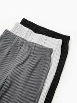 Men's Pleated Wide-Leg Pants