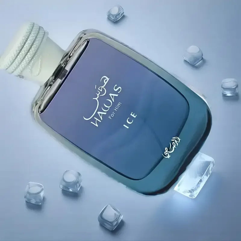 Rasasi Hawas Ice EDP – Fresh Aquatic Cologne for Men