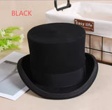 Men's Classic Wool Top Hat | Gentleman Magician Style