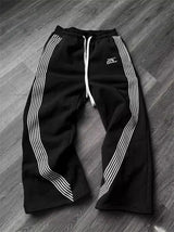 Retro Striped Wide-Leg Streetwear Pants
