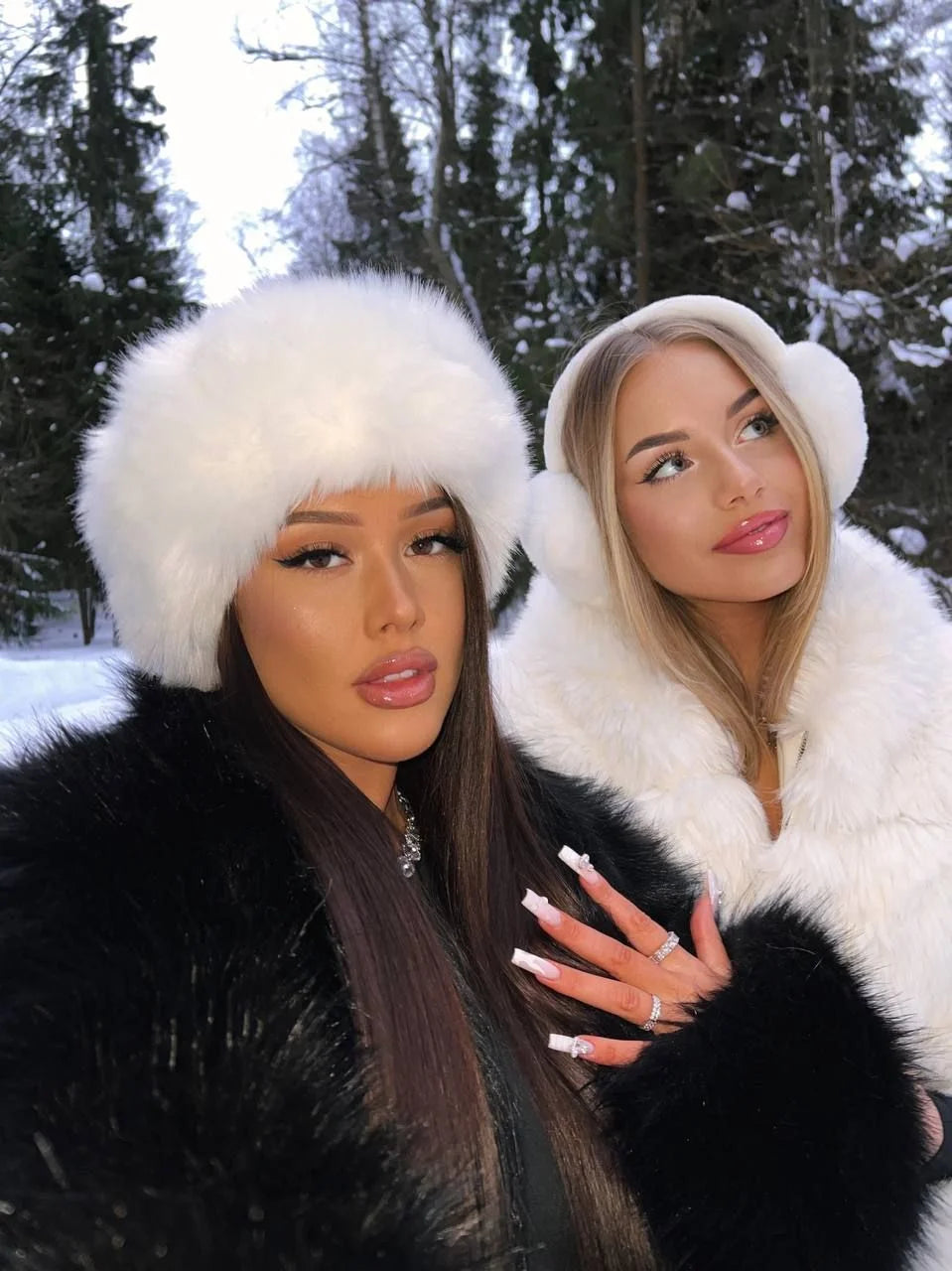 Soft Faux Fur Bucket Hat Warm Thickened Russian cap warm hat for women Personality mongolian hat Fishermen Hat шапка женс