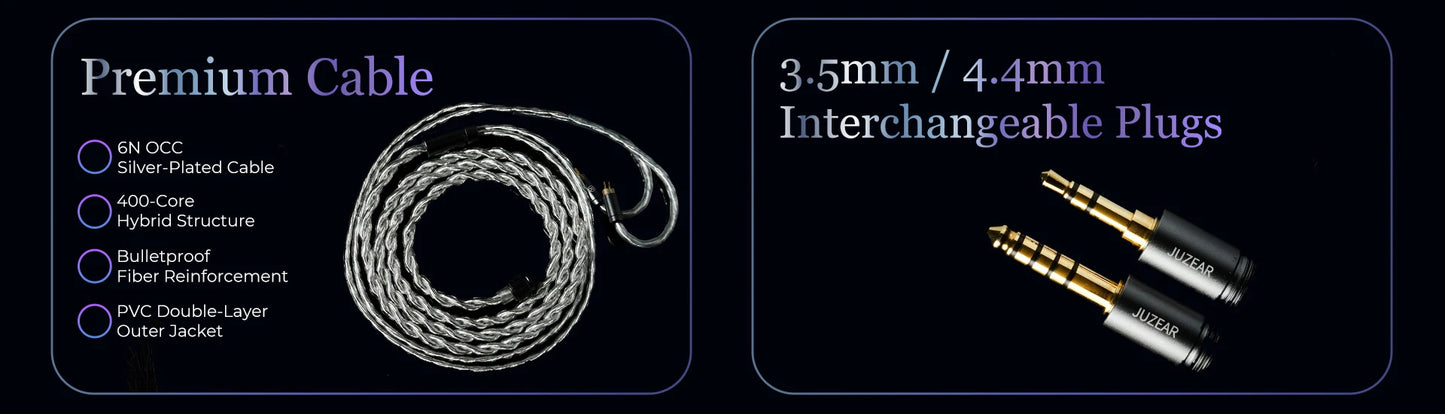 Juzear x KOTO Nebula Hybrid IEM | 3BA+1DD+1Planar
