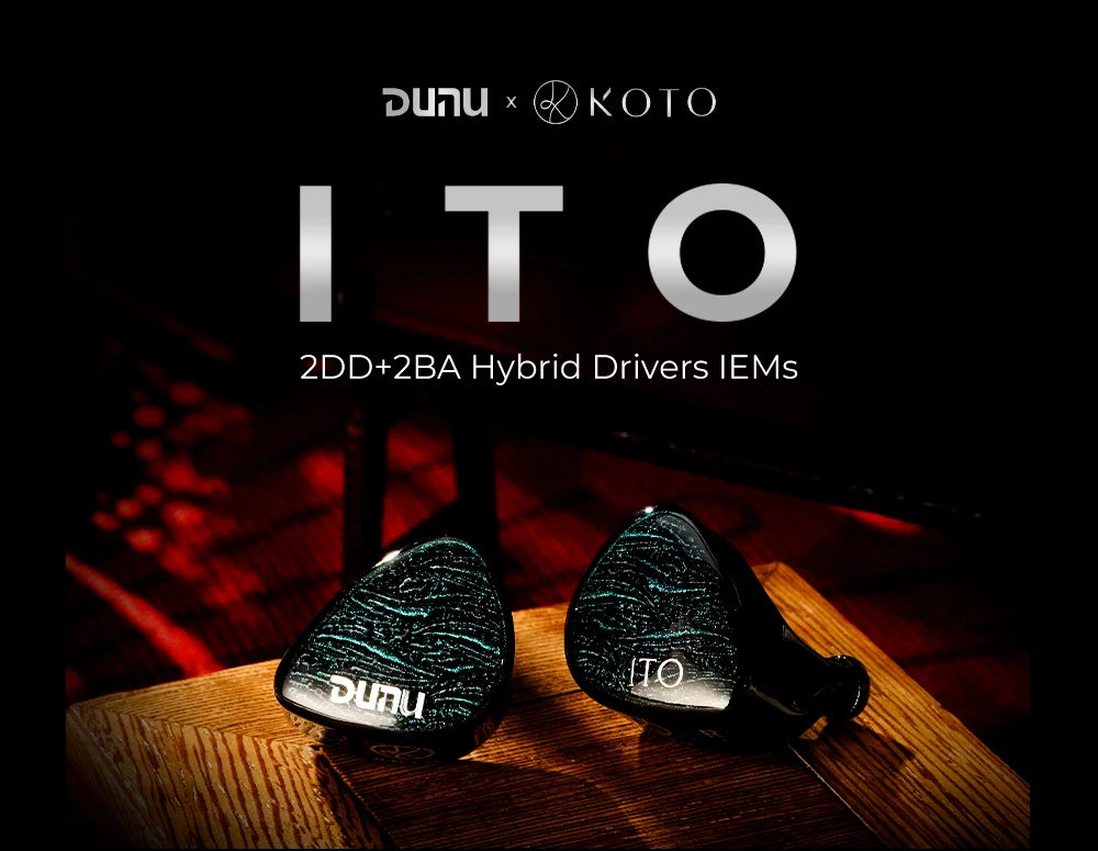 DUNU x KOTO ITO Quad-Driver Hybrid IEM Earphones