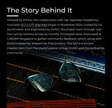 DUNU x KOTO ITO Quad-Driver Hybrid IEM Earphones