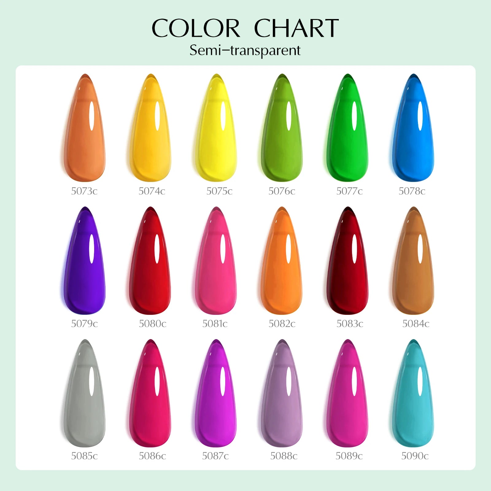 VENALISA 10ml Gel Polish Set | HEMA-Free | 90 Colors