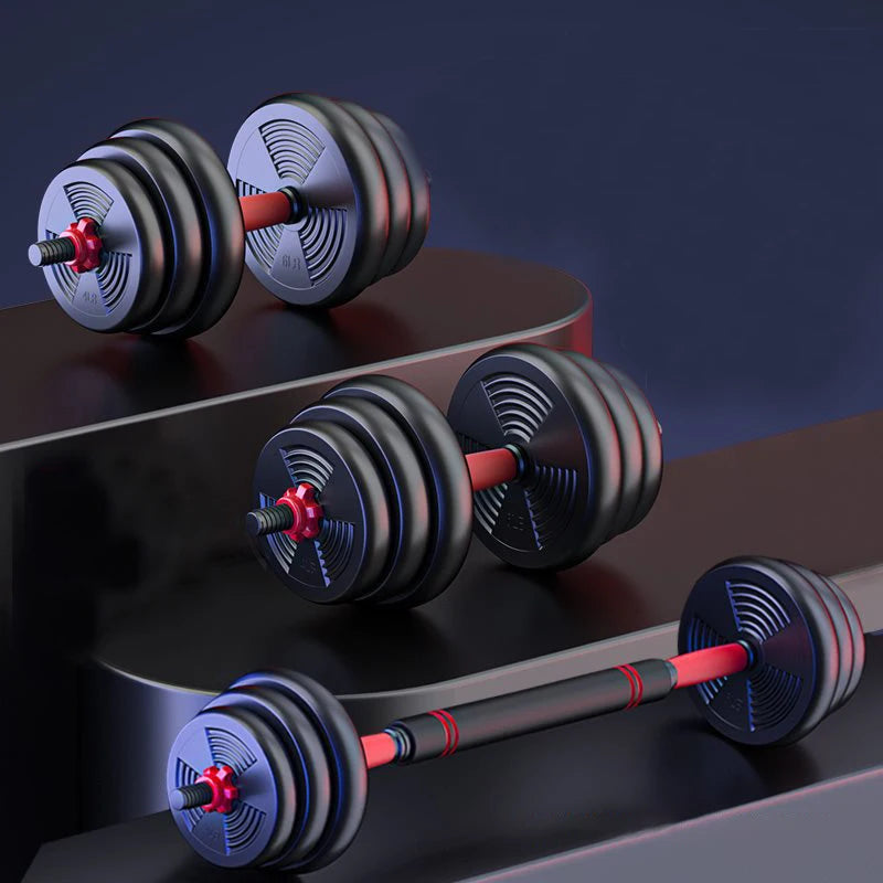 Adjustable Dumbbell & Barbell Set 5–44 lbs