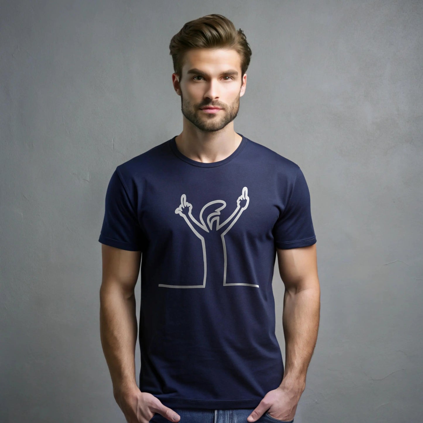 La Linea Graphic Cotton Tee
