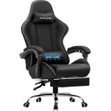 GTPLAYER Gaming Chair with Footrest & Lumbar Support