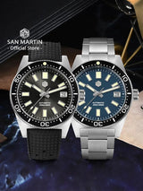 San Martin 62mas Diver Watch 39mm Classic NH35 Men Automatic Mechanical Watches Sapphire Waterproof 200m  SLN C3 Luminous SN0007