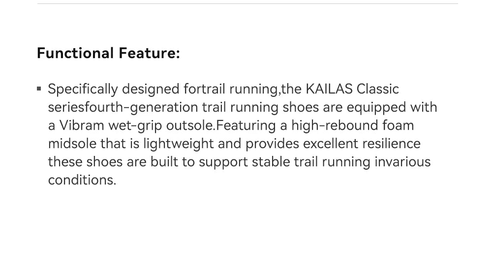KAILAS C4 Vibram Hiking Mountain Shoes For Men Comfortable Breathable Waterproof Sneakers Lightweight Shoes KS2513114