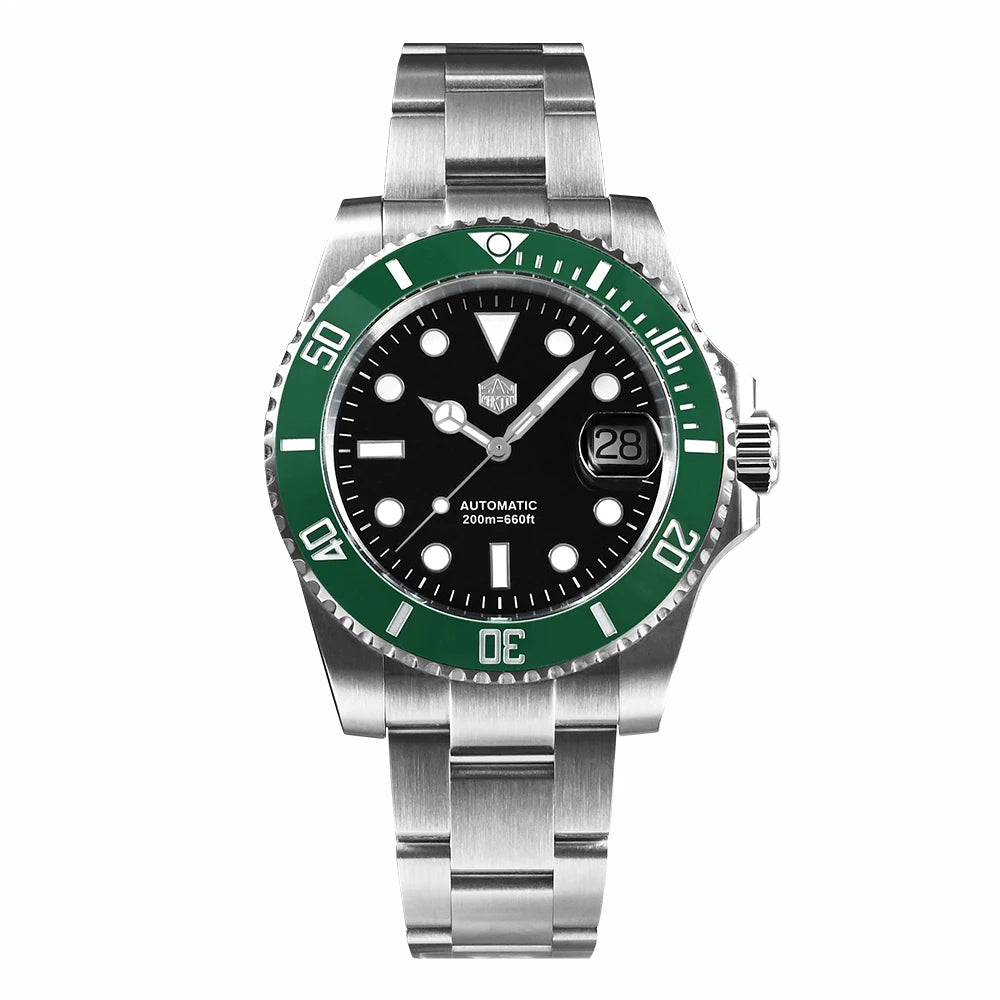 San Martin New 40mm Water Ghost Diver Watch Men Luxury ST 2130 Automatic Mechanical Watch Sapphire Waterproof 200m SN0017