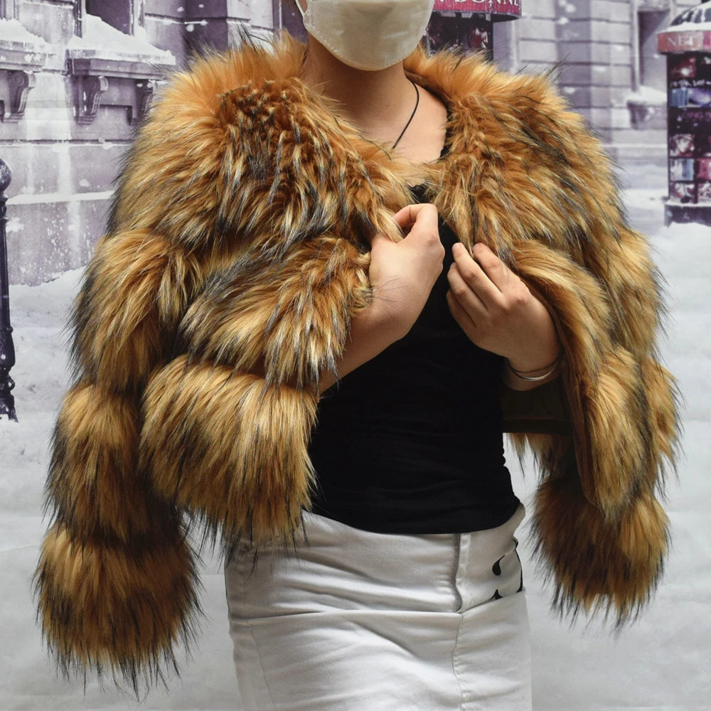 Premium Faux Fur Winter Coat