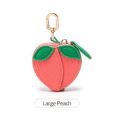 Fruit Coin Purse with Zipper & Keychain