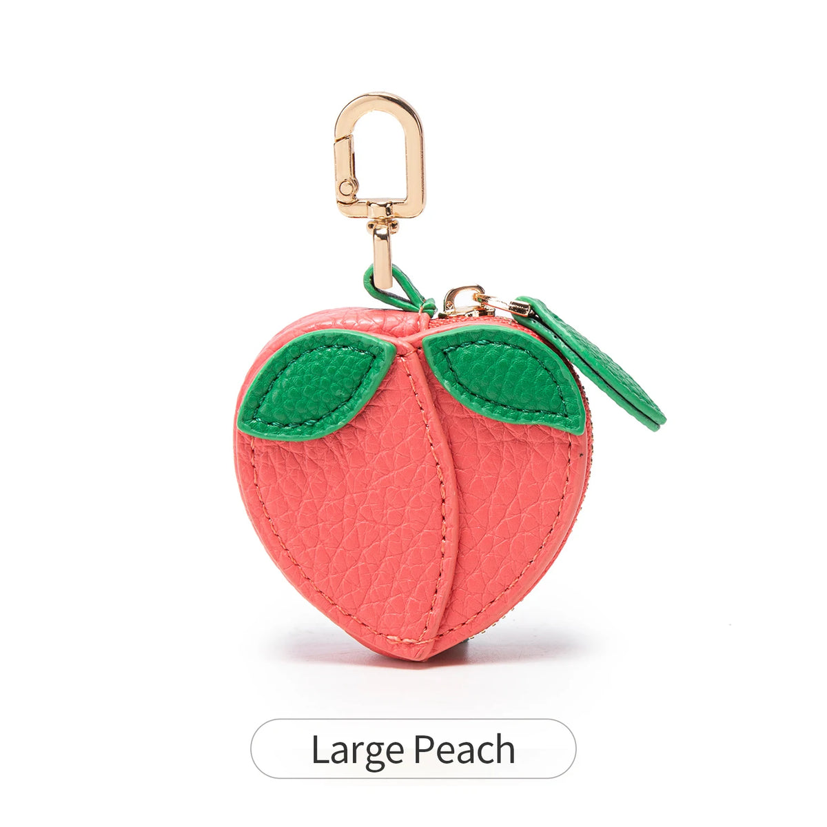Fruit Coin Purse with Zipper & Keychain