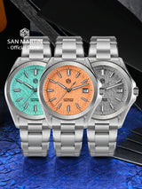 San Martin New Gada Fashion Sport Watch 39mm NH35 Automatic Mechanical Men Watches Dress Waterproof 100m Luminous SN0129