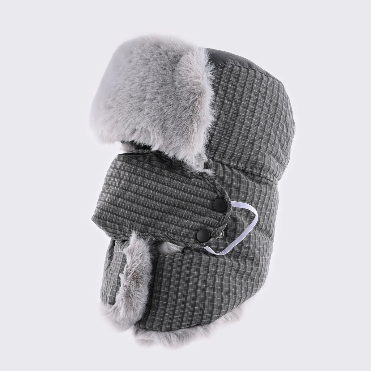 Winter outdoor ski cycling hat for men and women plus velvet thick warm ear protection Lei Feng hat neck protection cold hat