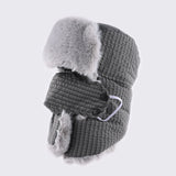 Winter outdoor ski cycling hat for men and women plus velvet thick warm ear protection Lei Feng hat neck protection cold hat