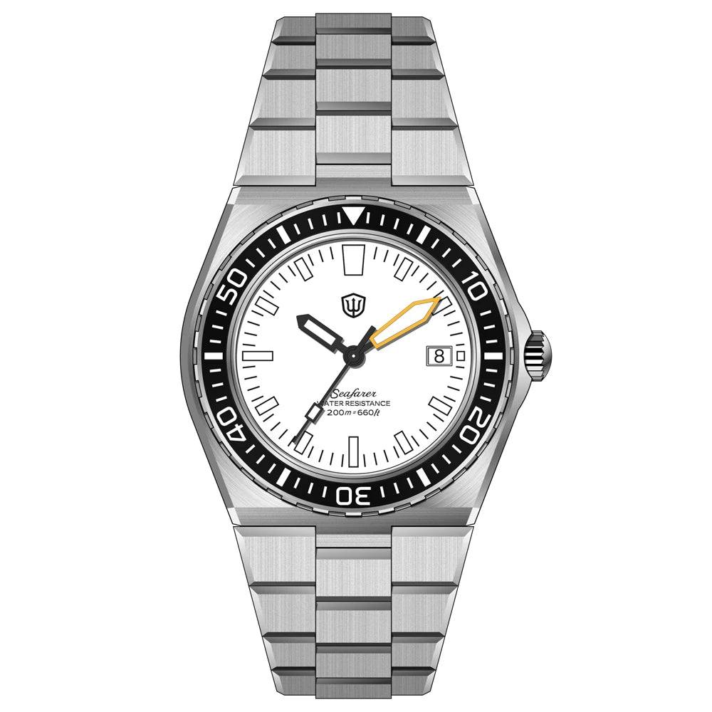 Watchdives WD0017 Watch VH31 Sweep Second Movement Stainless Steel Sapphire Crystal Business Wristwatch Vintage Watches