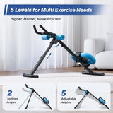 MERACH 2314 Ab Machine Adjustable Trainer Workout Foldable Knee Protection Abdominal Exercise Machine Core Ab Exercise System Trainer