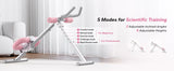 MERACH 2314 Ab Machine Adjustable Trainer Workout Foldable Knee Protection Abdominal Exercise Machine Core Ab Exercise System Trainer