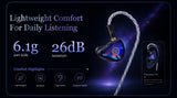 Juzear x KOTO Nebula Hybrid IEM | 1DD+3BA+1Planar HiFi