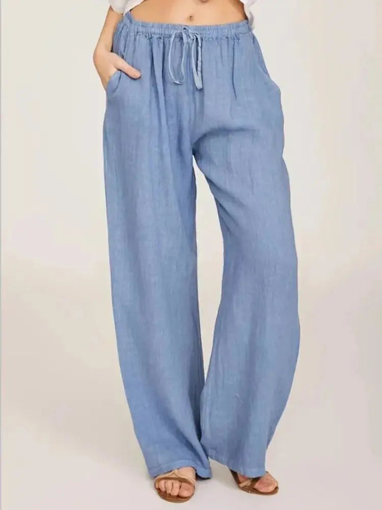 Women's Loose Straight-Leg Pants
