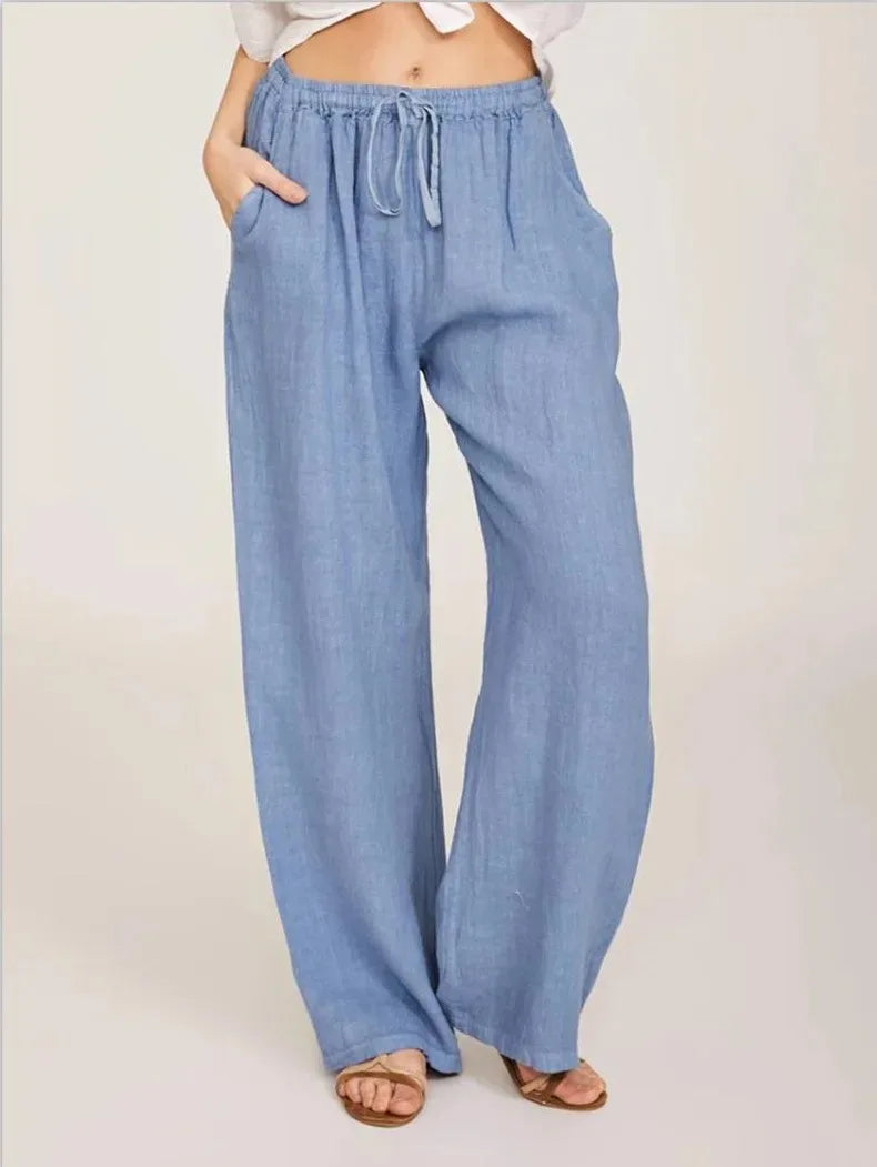 Women's Loose Straight-Leg Pants