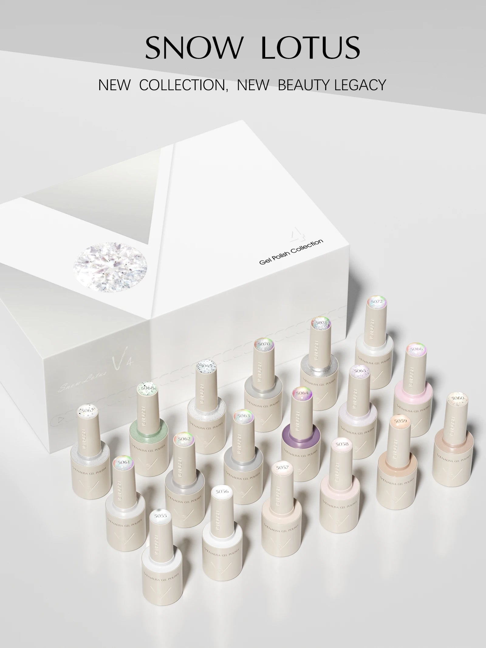 VENALISA 10ml Gel Polish Set | HEMA-Free | 90 Colors