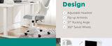 JHK Ergonomic Mesh Office Chair with Flip-Up Arms