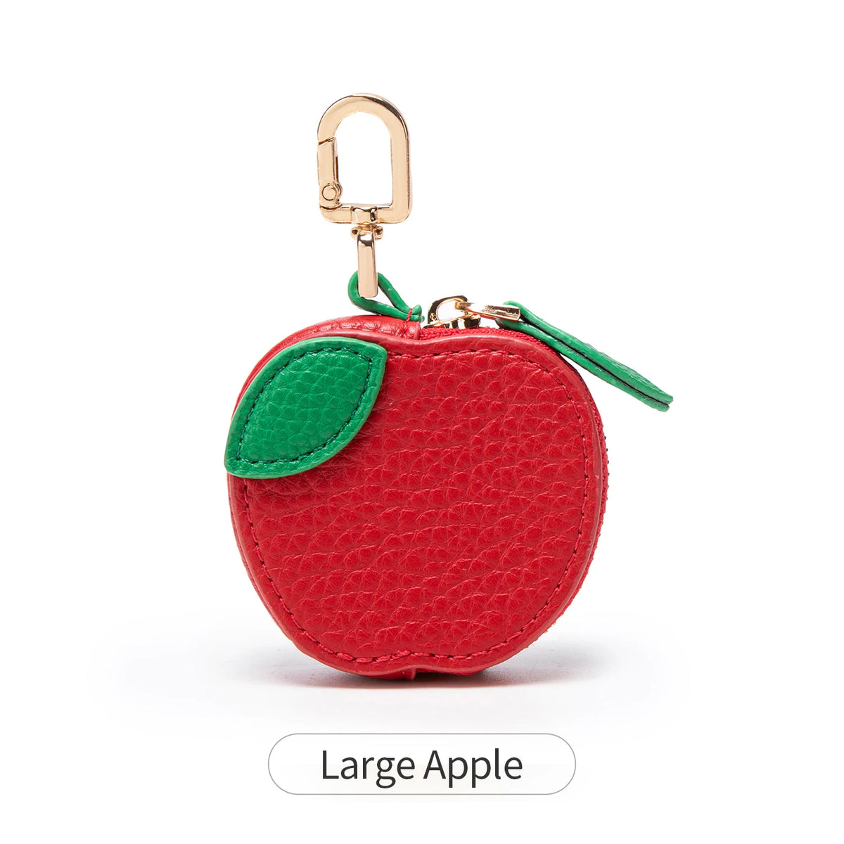 Fruit Coin Purse with Zipper & Keychain