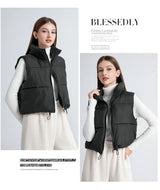 Women’s Stand-Collar Padded Vest