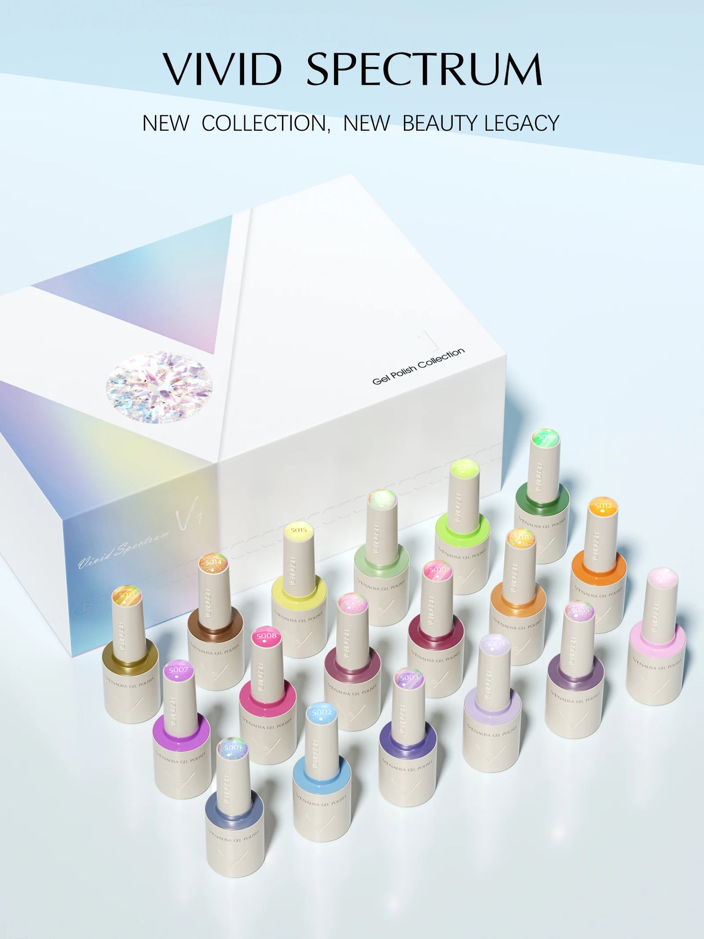 VENALISA 10ml Gel Polish Set | HEMA-Free | 90 Colors
