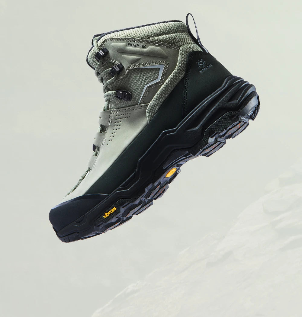 KAILAS New Arrivals N53-2 FLT Men's Ice Grip Anti-Slip Hiking Shoes Outdoor Waterproof Sport Sneakers KS2542150
