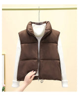 Women’s Stand-Collar Padded Vest