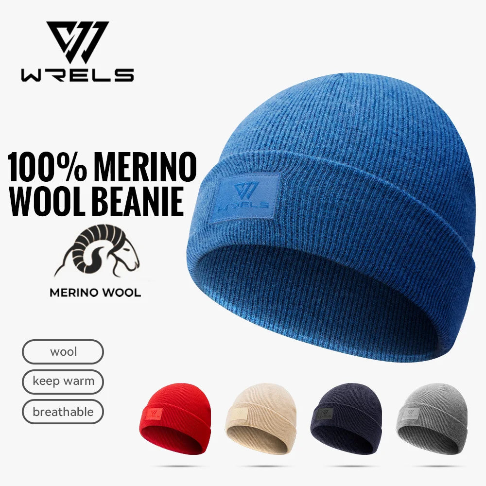 WRELS Merino Wool Beanie – Warm, Lightweight Watch Cap
