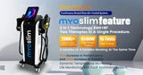 Myoslim Slimming Machine EMS Body Sculpt Machine Electromagnetic Stimulate Sculpting Muscle Fat Burning Weight Lose Equipmen
