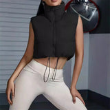 Women’s Stand-Collar Padded Vest