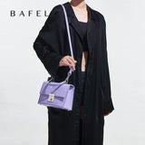 BAFELLI PURSE 2026 LUXURY BAG CROCODILE GRAIN LEATHER EVENING HANDBAG FASHION BUSINESS HANDLE CASUAL WOMEN FEMALE CROSSBODY