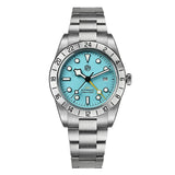 San Martin Upgraded 38.3mm BB GMT Hangzhou 6460 Men Automatic Mechanical Watches Sport Sapphire Luminous Waterproof 100m SN0054