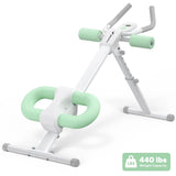 MERACH 2314 Ab Machine Adjustable Trainer Workout Foldable Knee Protection Abdominal Exercise Machine Core Ab Exercise System Trainer