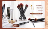 Jessup Makeup Brushes Set 3-21pcs Premium Synthetic Big Powder Foundation Concealer Eyeshadow Eyeliner Spoolie Wooden T271