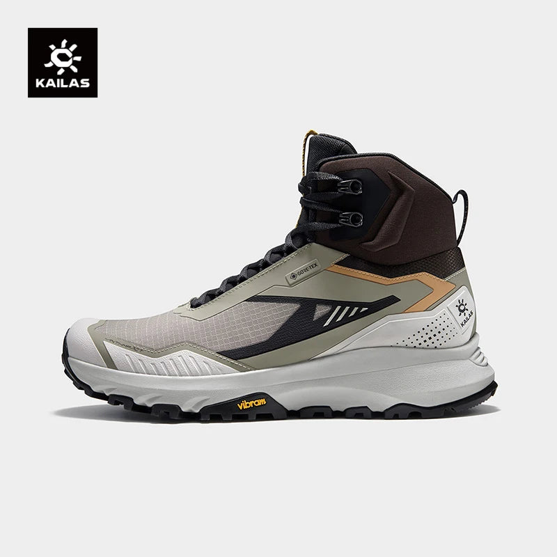 KAILAS KUOCANG Gore-tex  Mid   Waterproof Hiking Shoes For Men Comfortable Vibram Shoes KS2442145