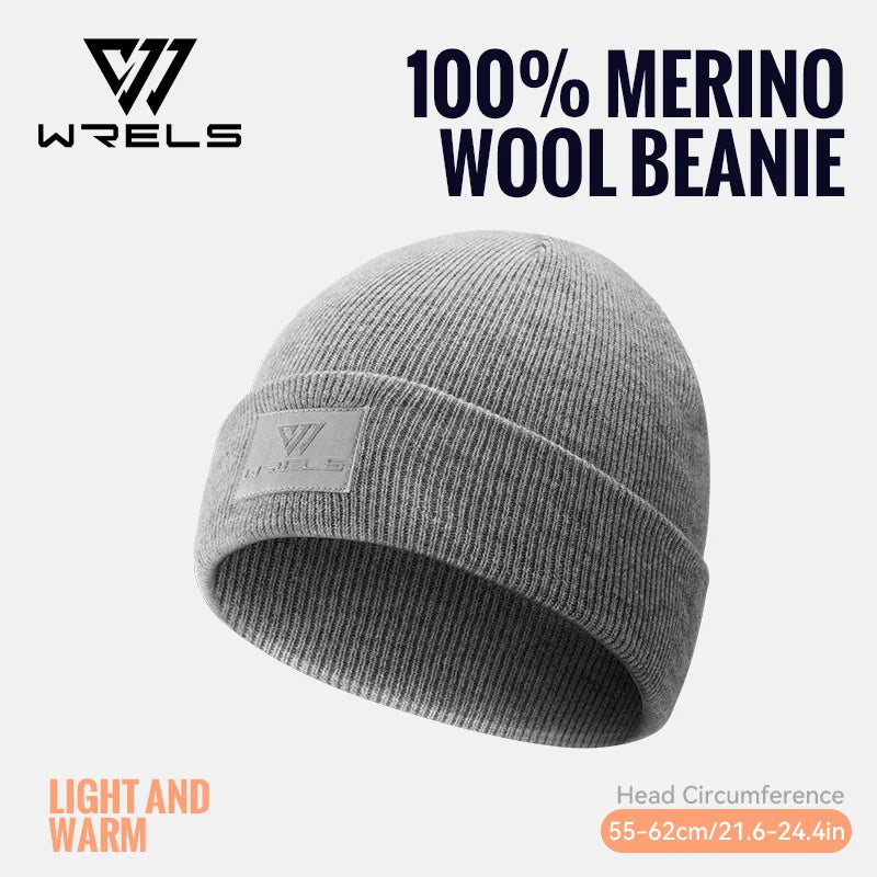WRELS Merino Wool Beanie – Warm, Lightweight Watch Cap