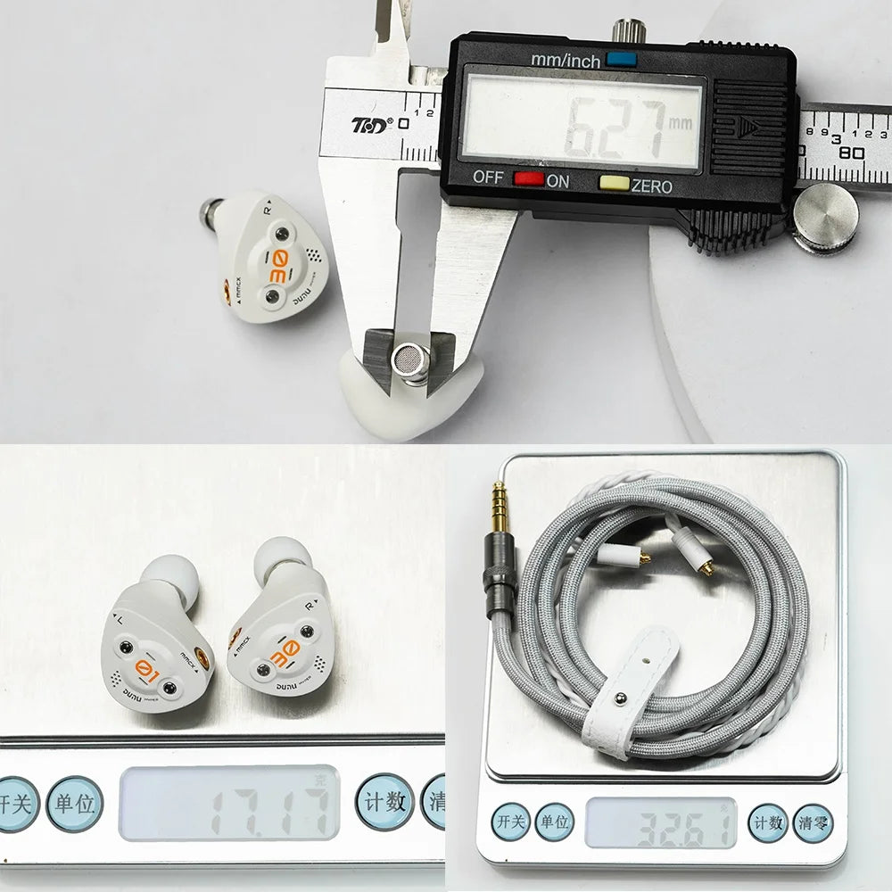 DUNU DK3001 BrainDance Hybrid IEM | 1DD+4BA+4 Micro Planar