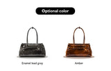 BAFELLI Vintage Baguette Bag – Genuine Oil Wax Leather