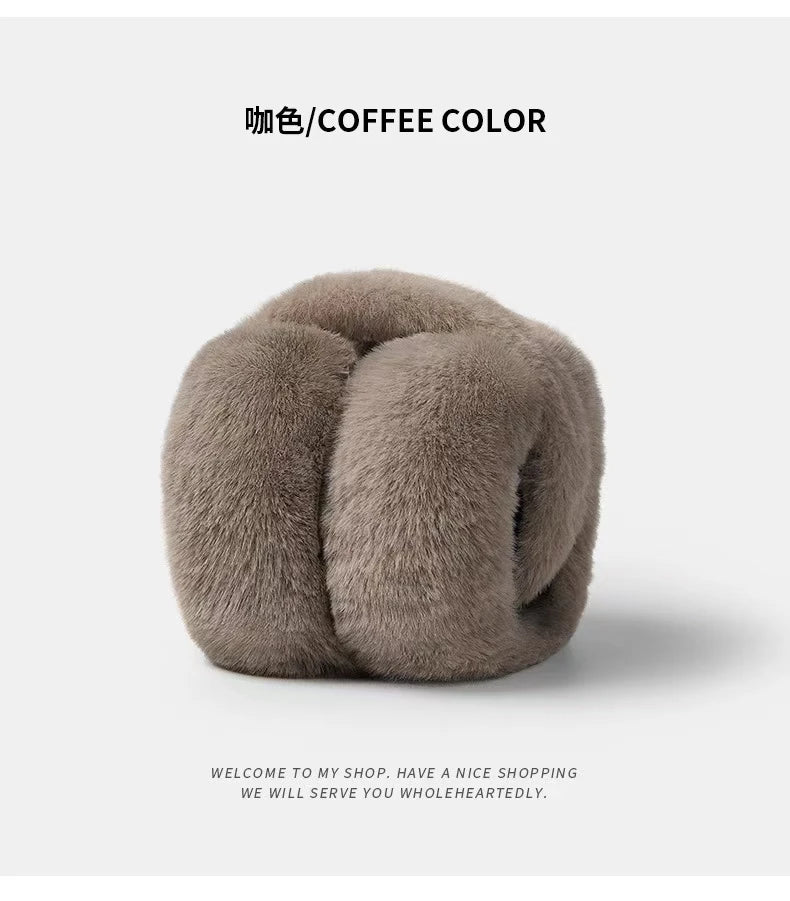 Soft Faux Fur Bucket Hat Warm Thickened Russian cap warm hat for women Personality mongolian hat Fishermen Hat шапка женс