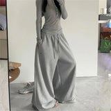 Women's Wide-Leg Drawstring Sweatpants