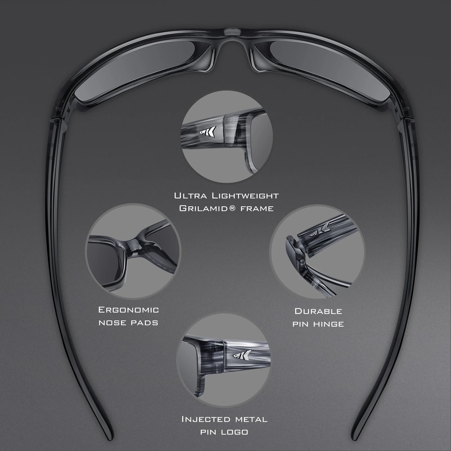 KastKing Skidaway Polarized Sport Sunglasses – UV Protection